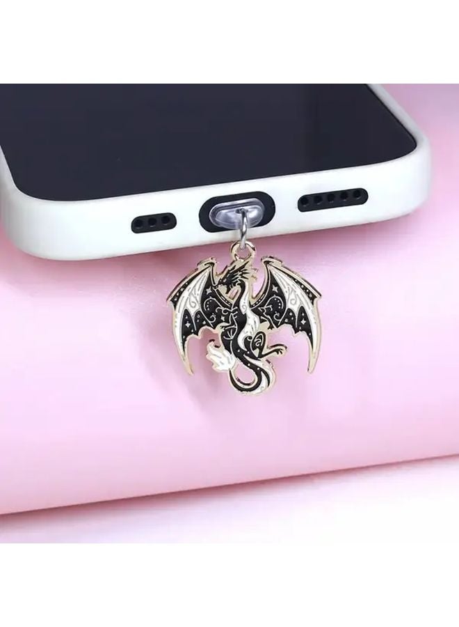 Dragon Bat Pendant Dust Plug For iPhone 5 14 Model B Mobile Phone Accessory - Image 4